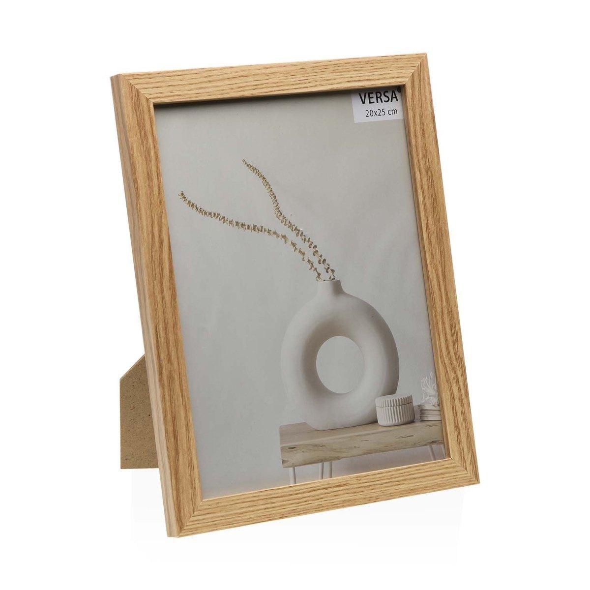 Cornice portafoto in mdf naturale 20x25 cm