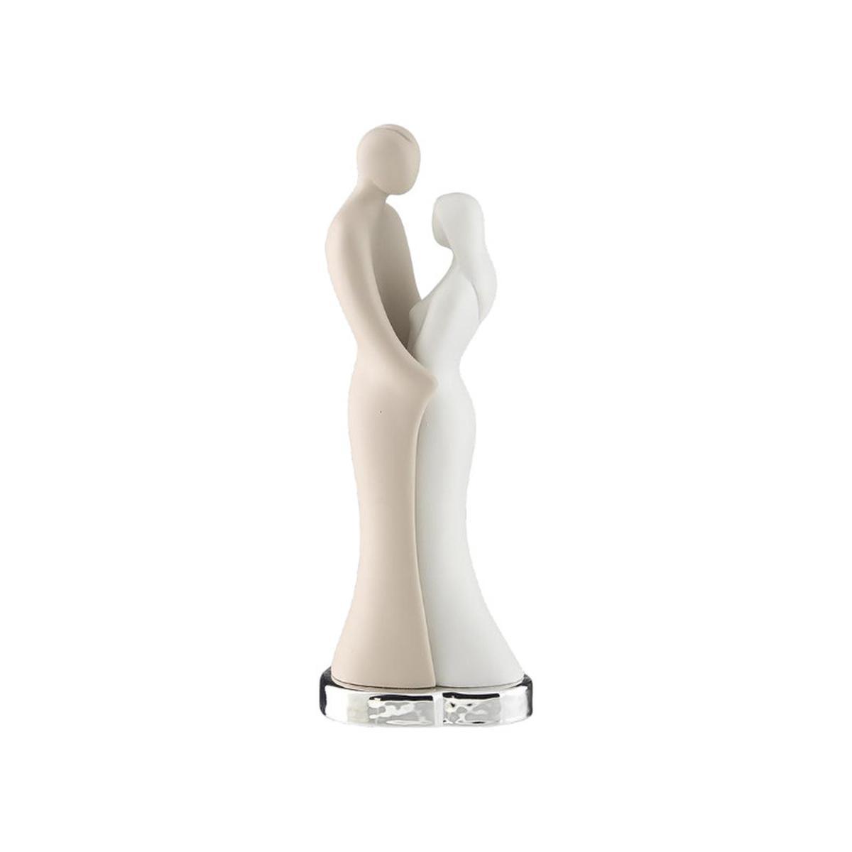 Coppia innamorati base argento h.18 cm Valenti