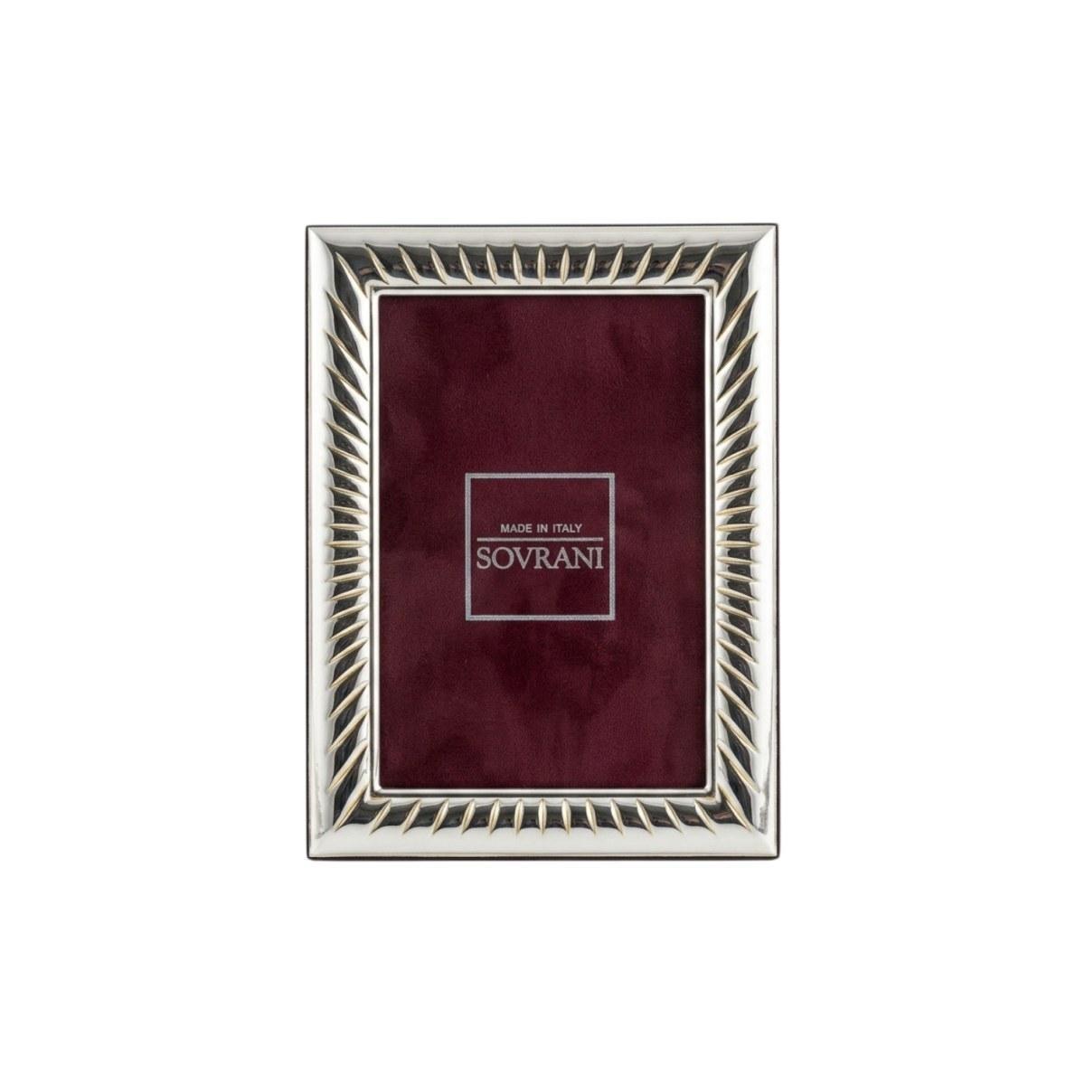 Cornice portafoto fascia stretta raggi 10x15 cm Valenti