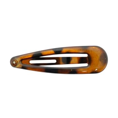 Fermaglio clic clac per capelli 4 cm tartarugato