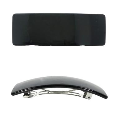 Matik per capelli rettangolare nero h.3 x l.9 cm