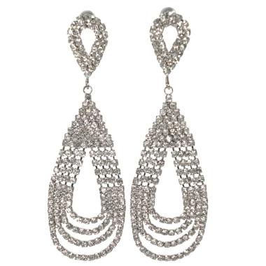 Orecchini pendenti donna strass Romeo Gigli