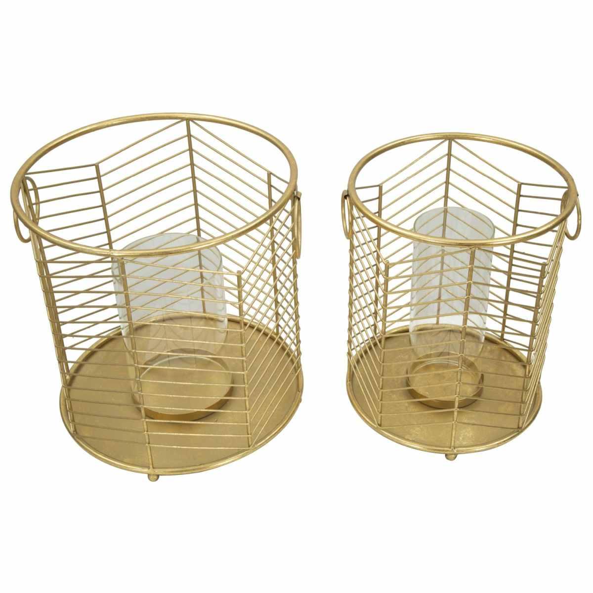 P/cand glam ring coppia cm Ø 23,5x25-19x24