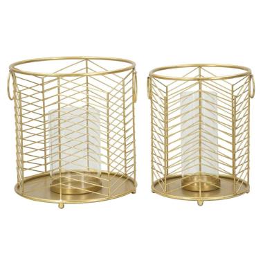 P/cand glam ring coppia cm Ø 23,5x25-19x24