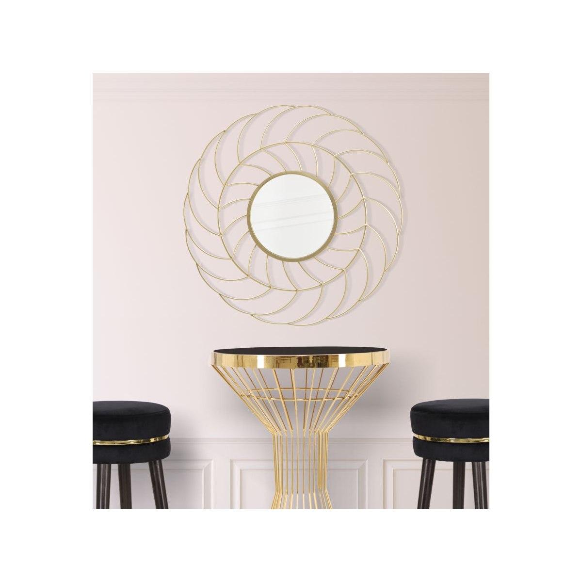 Specchio sunflower cm Ø 88x7 (misura specchio cm Ø 33)