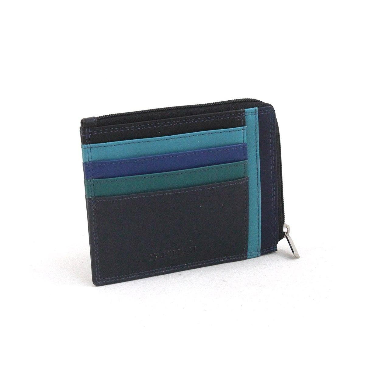 Tasconcino portatessere unisex in pelle Naj-Oleari