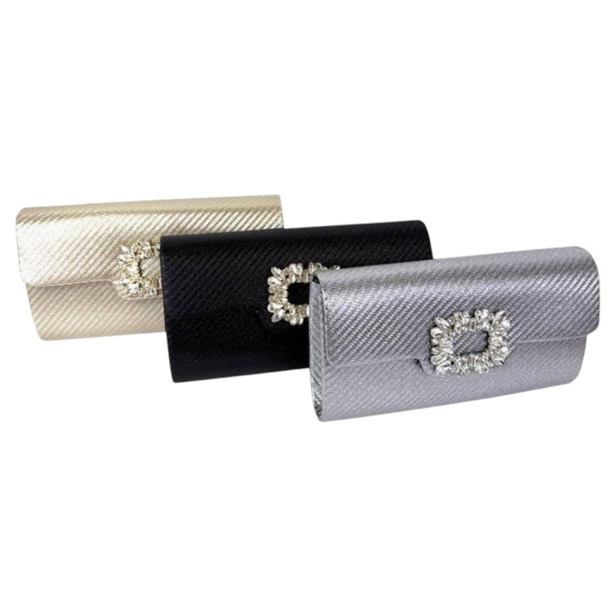 Borsa clutch cerimonia donna in lurex Gilda Le Kikke