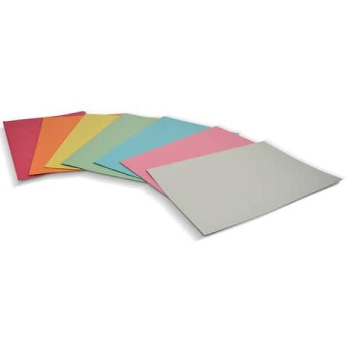 5 Cartelline 3 lembi in cartoncino vari colori