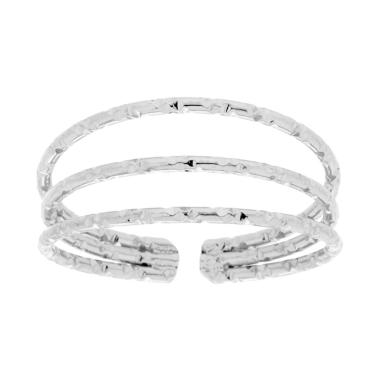 Anello Multifilo Diamantato in ACCIAIO