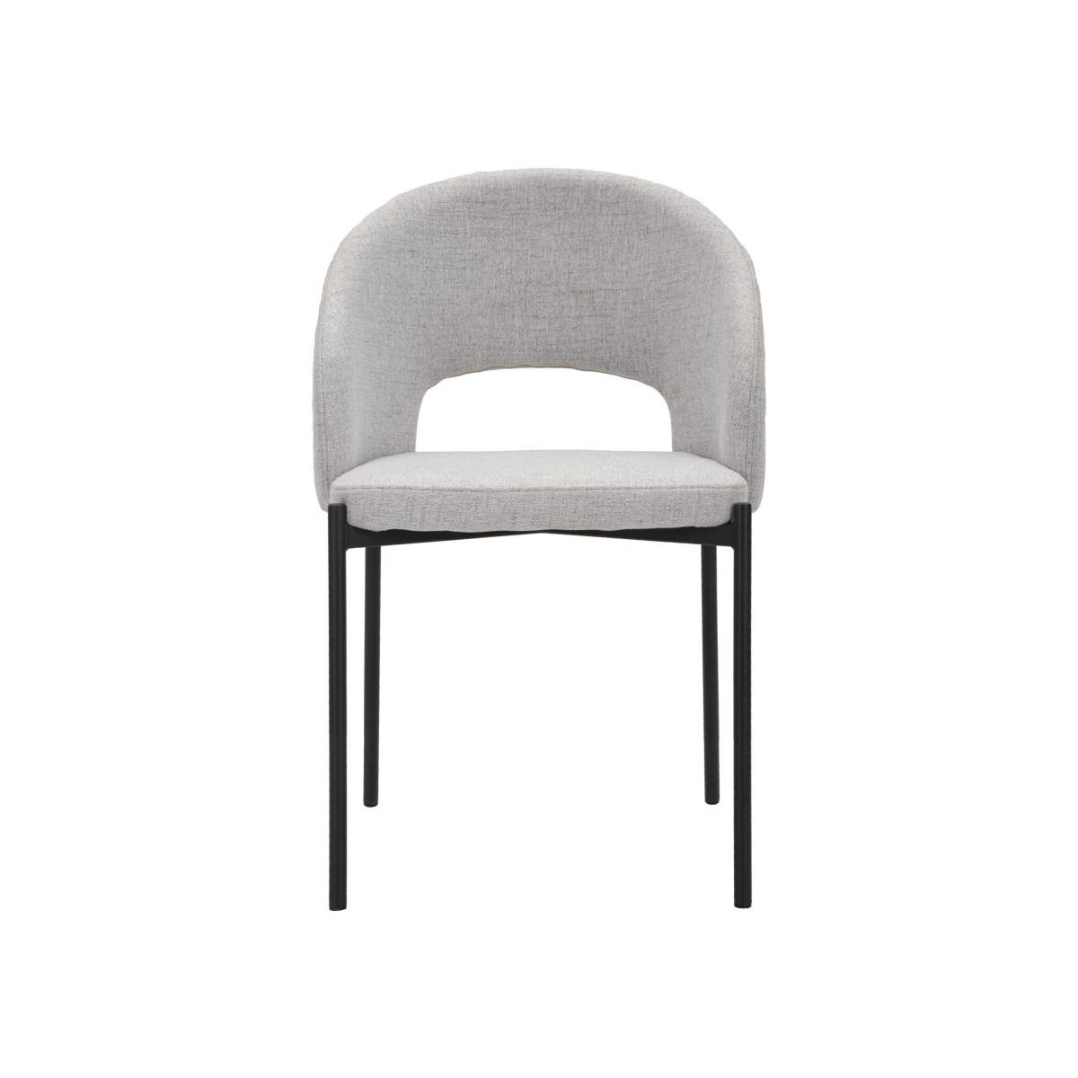 Sedia helsinki grigia set 2 pz cm 51x53x80