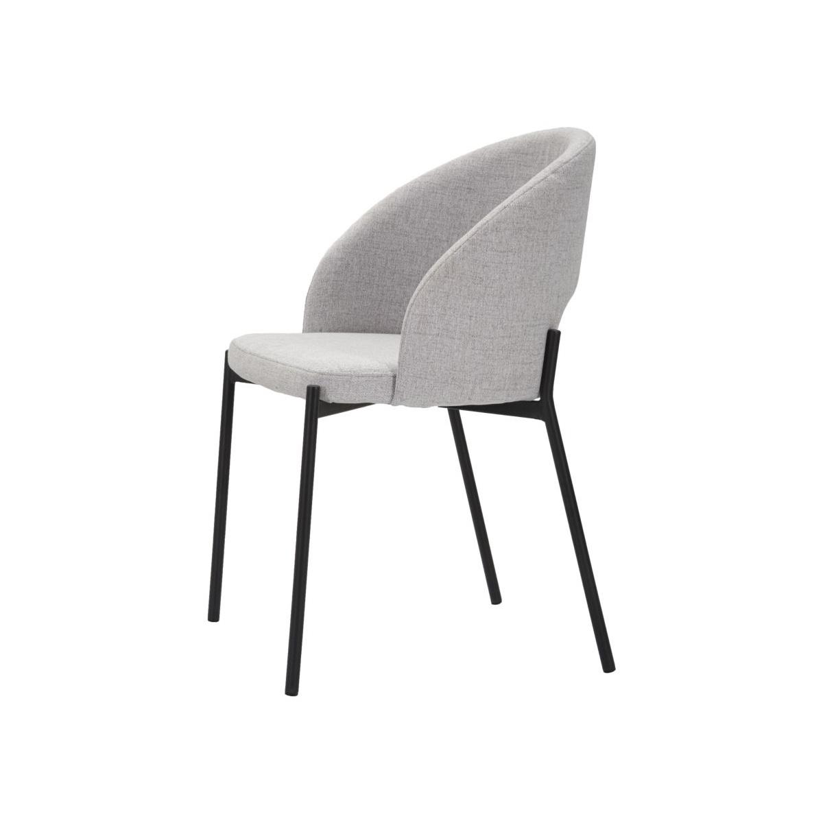 Sedia helsinki grigia set 2 pz cm 51x53x80