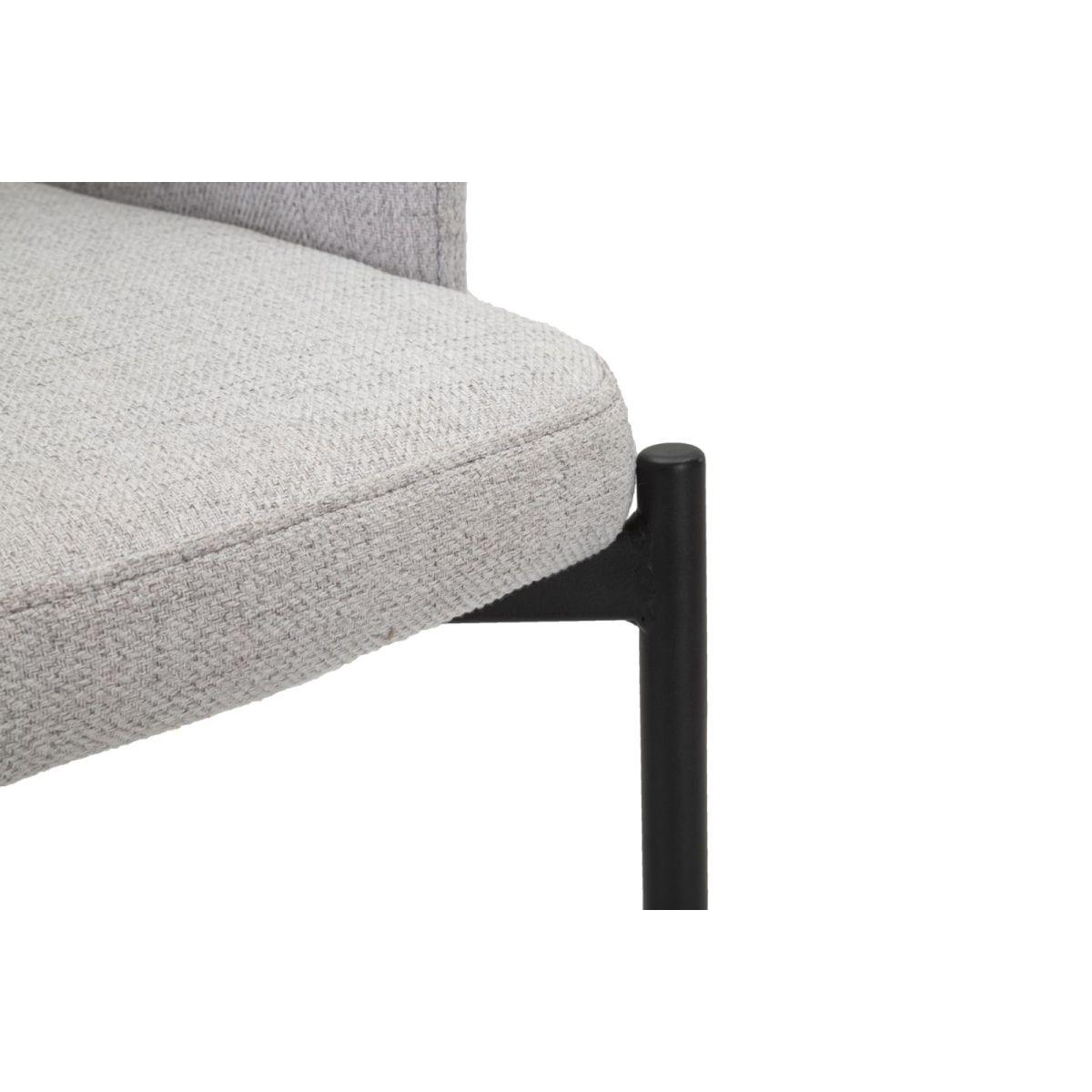 Sedia helsinki grigia set 2 pz cm 51x53x80