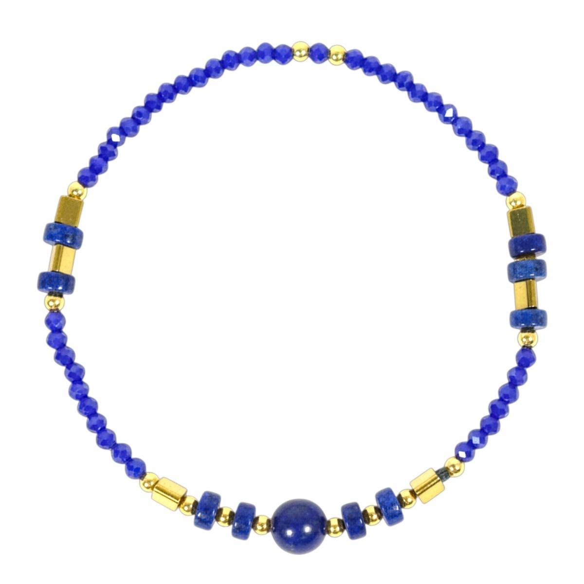 Bracciale donna con pietre in lapis