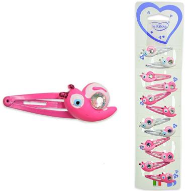 Fermaglio clic clac per capelli lumaca