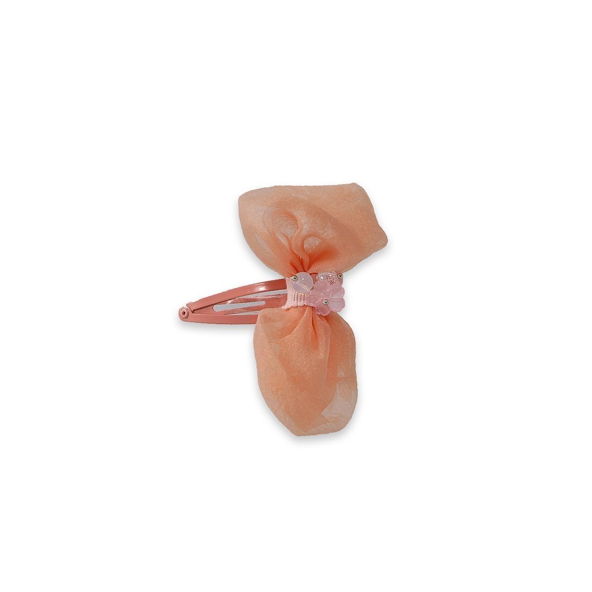 Fermaglio clic clac per capelli fiocco