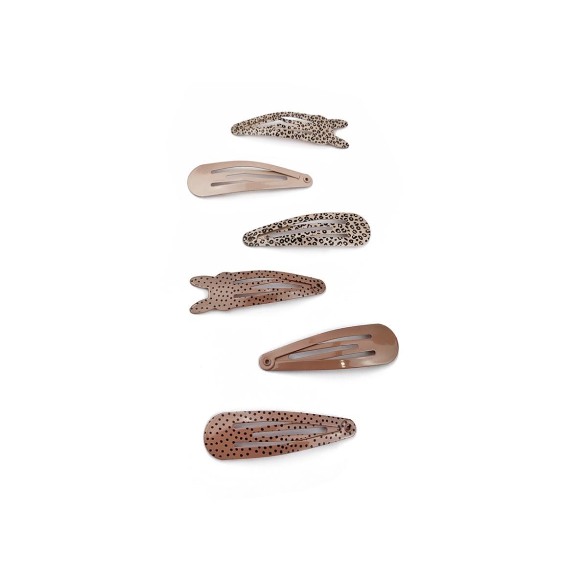 Fermaglio clic clac per capelli fantasia animalier