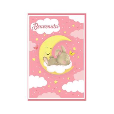 Biglietto auguri felice nascita  2 soggetti