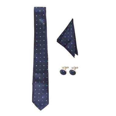 Set cravatta papillon e gemelli abbinati in box Romeo Gigli