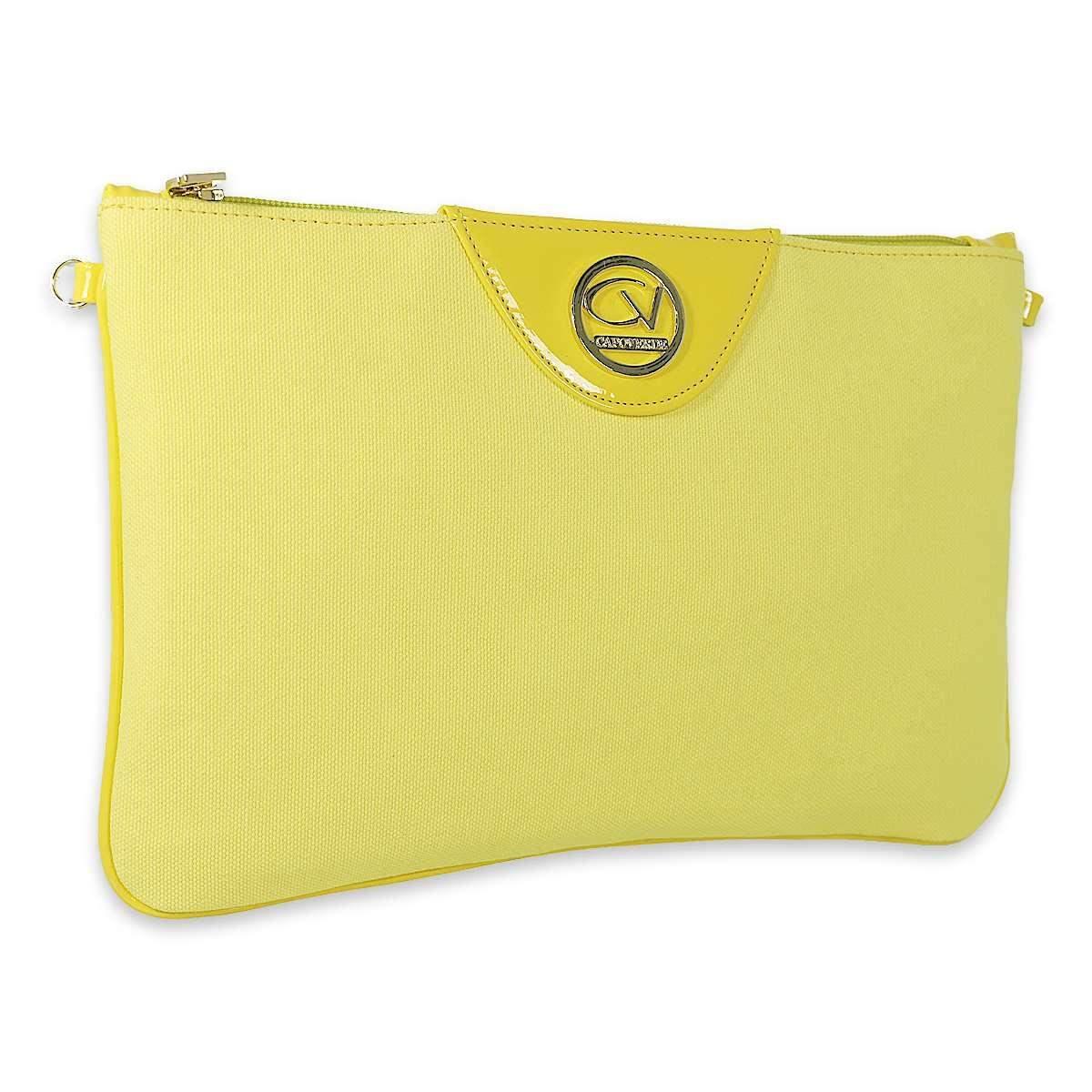 Tracollina donna in canvas biologico e vernice Capoverde Made in Italy