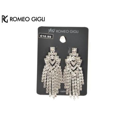 Orecchini pendenti a cascata donna strass Romeo Gigli