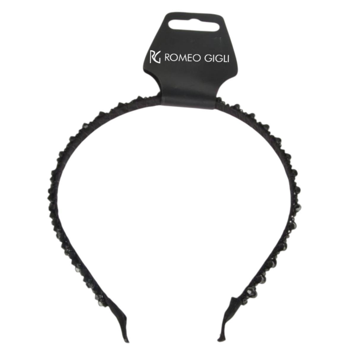 Cerchietto per capelli nero RG Romeo Gigli