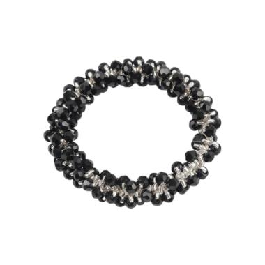 Elastico per capelli nero con perline RG Romeo Gigli