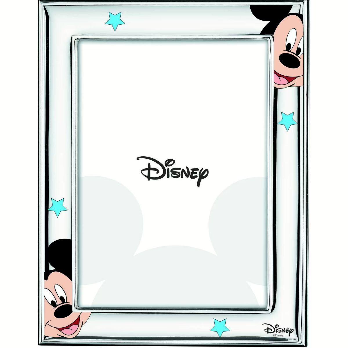 Cornice portafoto bimbo 13x18 cm Mickey Mouse celeste Valenti