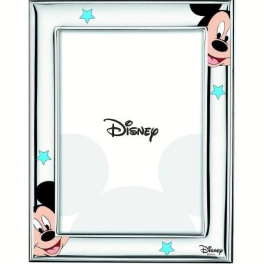 Cornice portafoto bimbo 13x18 cm Mickey Mouse celeste Valenti