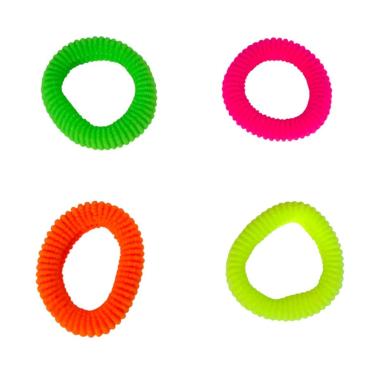 Elastico per capelli grande confezione da 50 pezzi colori fluo