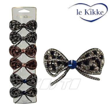 Fermaglio per capelli fiocco con pietre Le Kikke