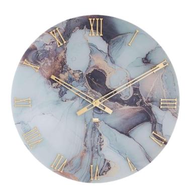 Orologio da parete in vetro temperato Paradise D.80 cm