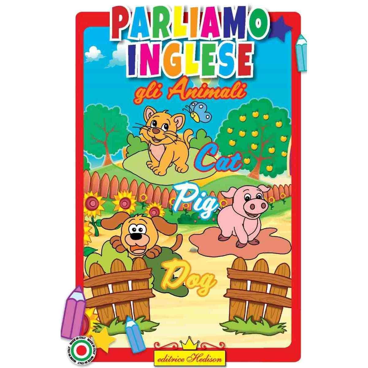 Libro da colorare parliamo Inglese