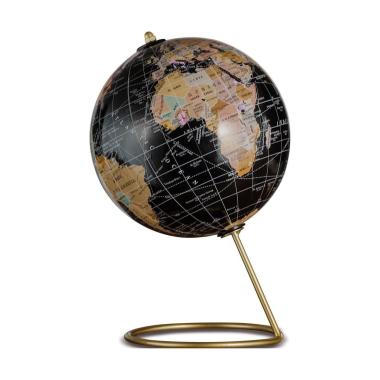 Mappamondo in plastica e ferro 15x11xh.22 cm