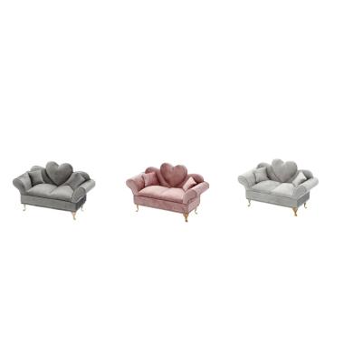 Portagioie in velluto sofa' 24x10xh.15 cm