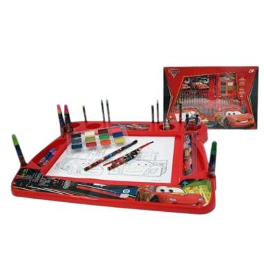 Set da disegno con lavagna 100 pezzi Cars