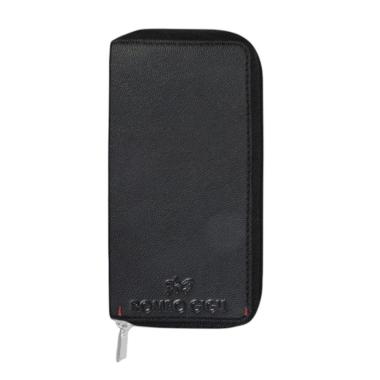 Portachaivi uomo in pelle nero con interno colorato Romeo Gigli
