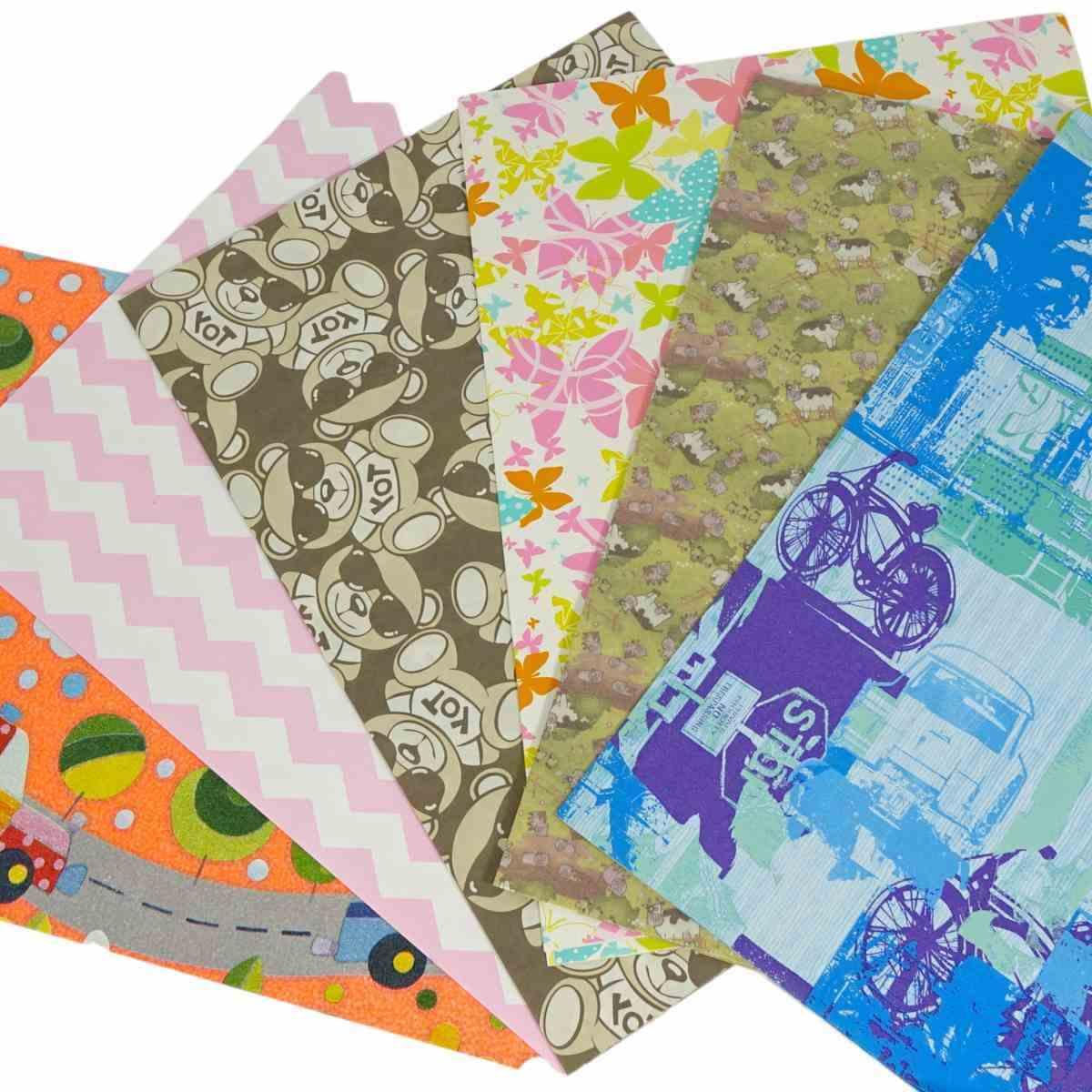 25 Fogli carta regalo fantasia bambini 70x100 cm
